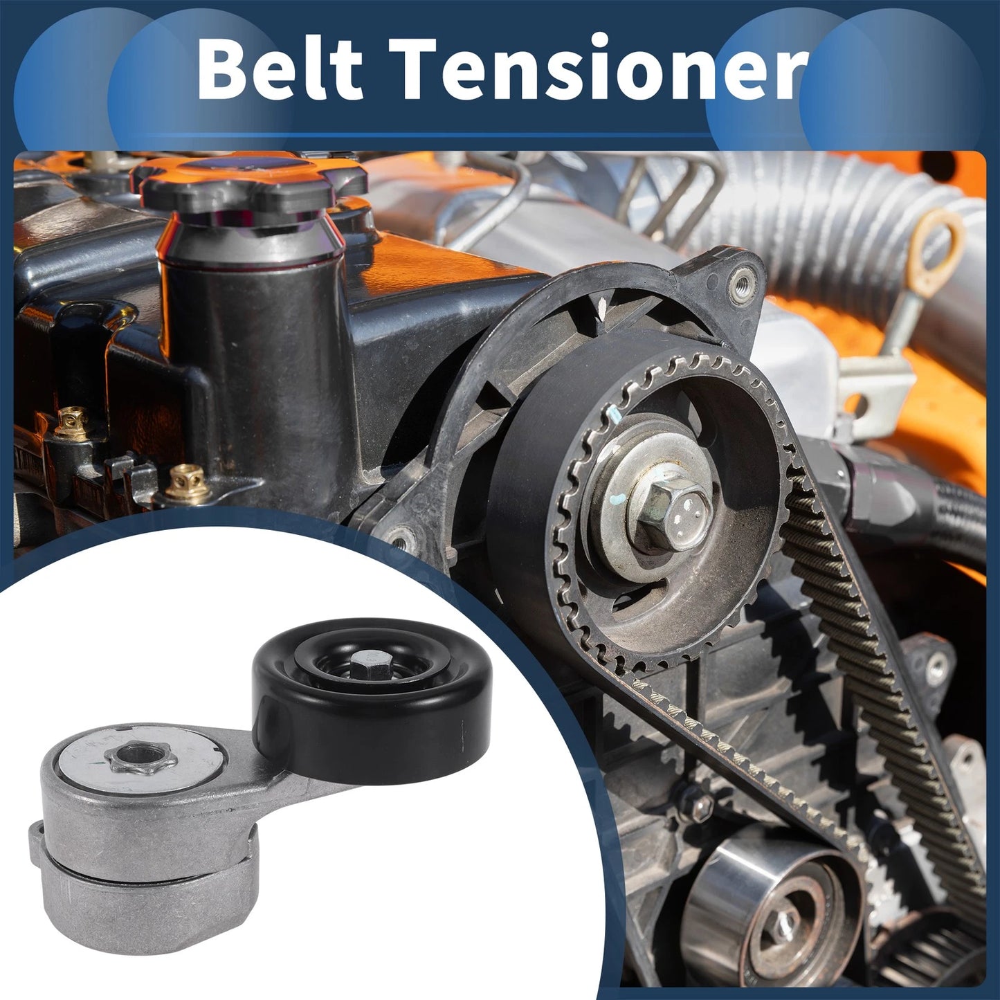 Belt Tensioner for Opel Monterey (1991–1998) No. 97125860, 5636736 Metal