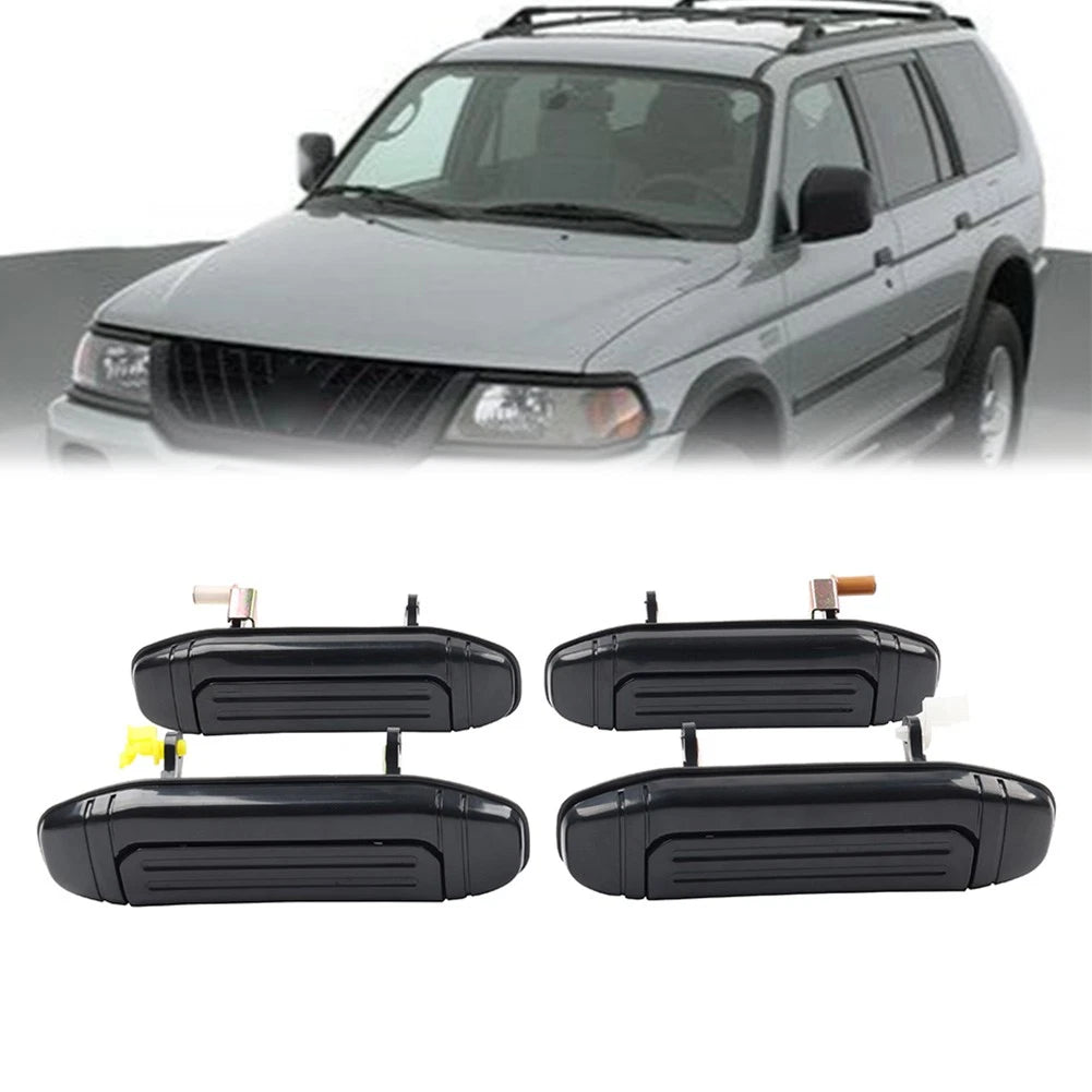 Set of 4 Outer Door Handles for Mitsubishi Pajero Montero (1992–1998)