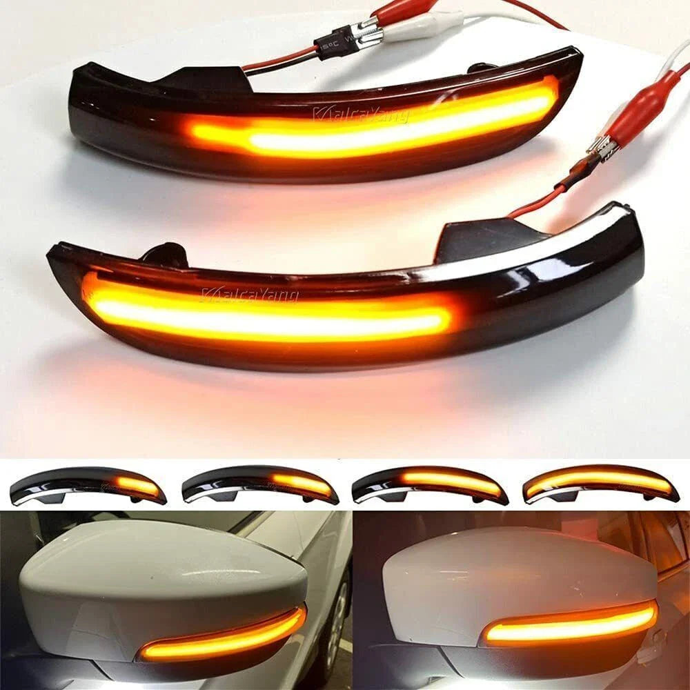 Dynamic Turn Signal Side Mirror Blinker Lamp for Ford Focus EcoSport