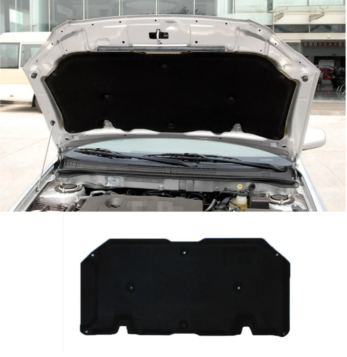 Front Engine Cover Insulation Pad Heat Shield for Toyota Corolla (2003–2008)