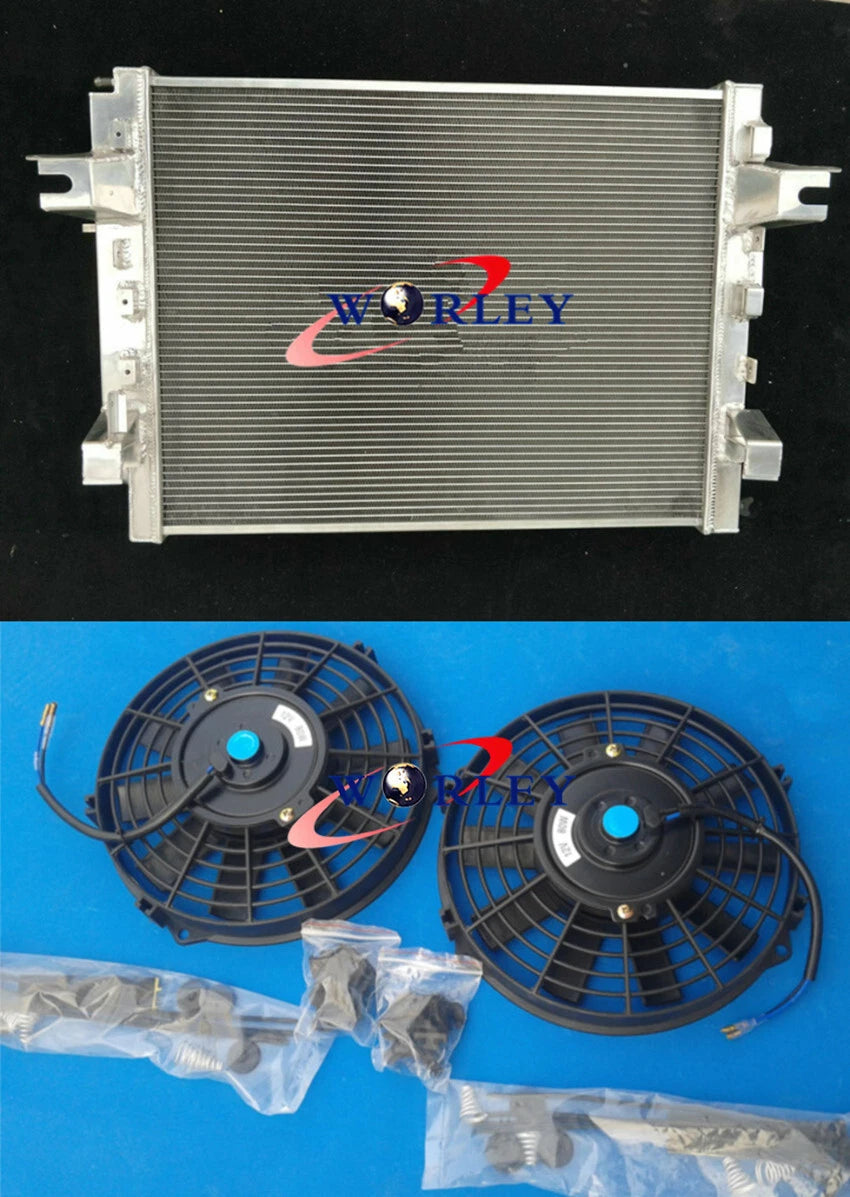 4 Rows Aluminum Radiator & Fans for Dodge Ram 6.7 Diesel (2013–2017)
