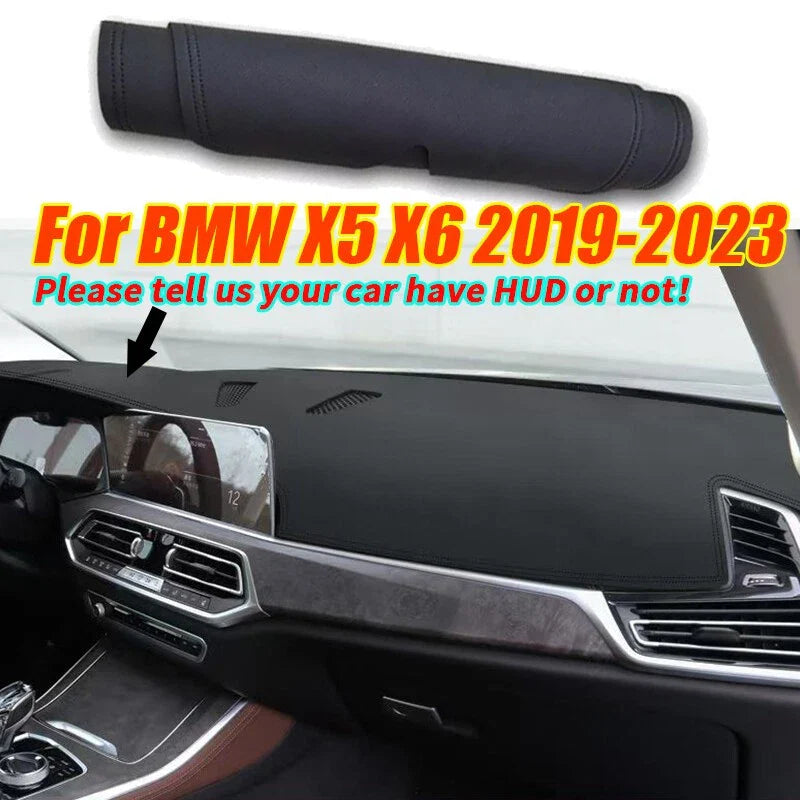 Leather Dash Cover Pad for BMW X5 X6 (2019–2023)