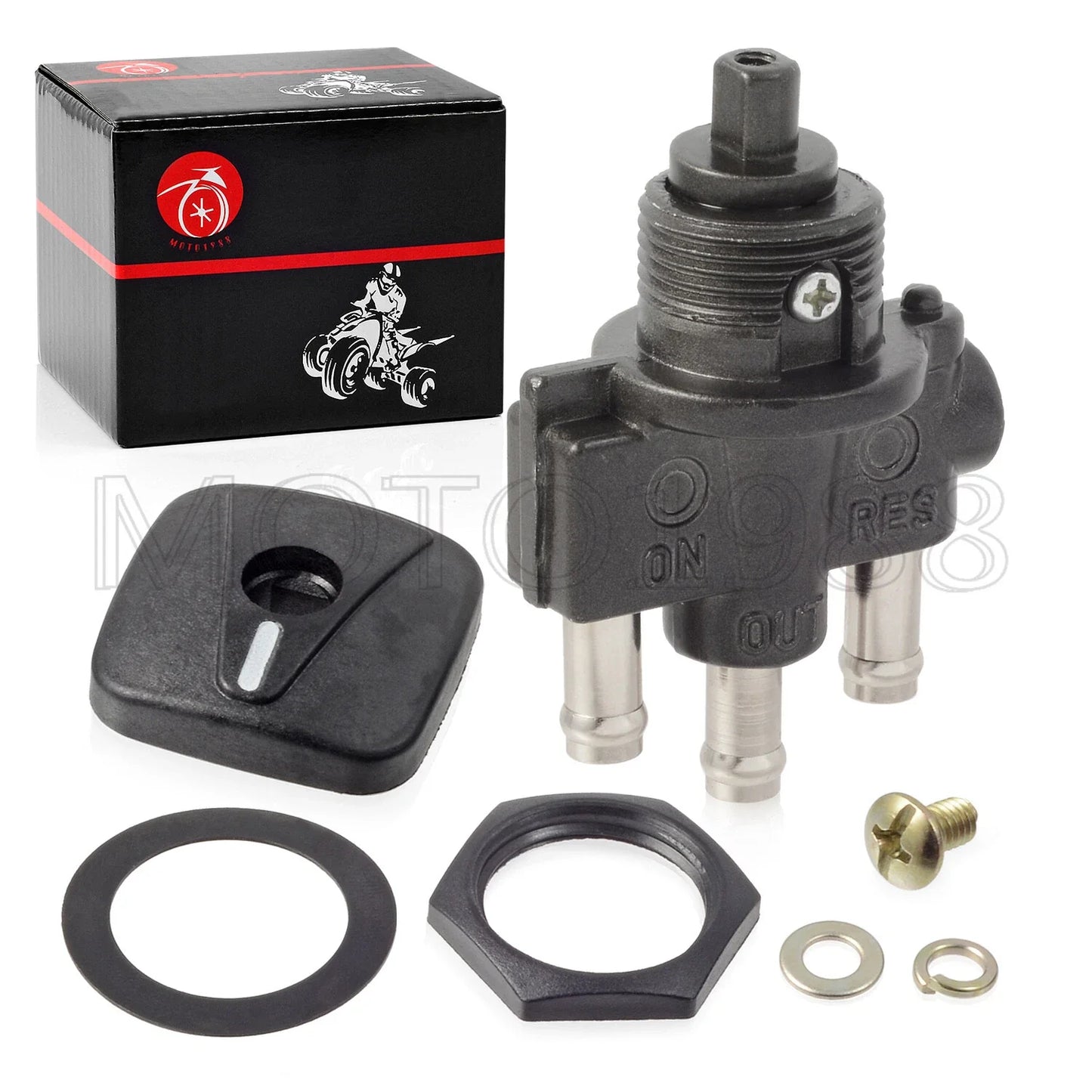 Fuel Cock Valve Petcock & Lever Nut for Yamaha GP1200 GP800R (2002–2005)