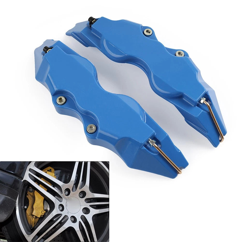 Set of 2 3D Style Car Disc Brake Caliper Covers for Universal Fit