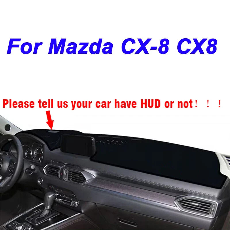 Non-slip Dashboard Cover Dashmat Pad for Mazda CX-8 (2017–2023)