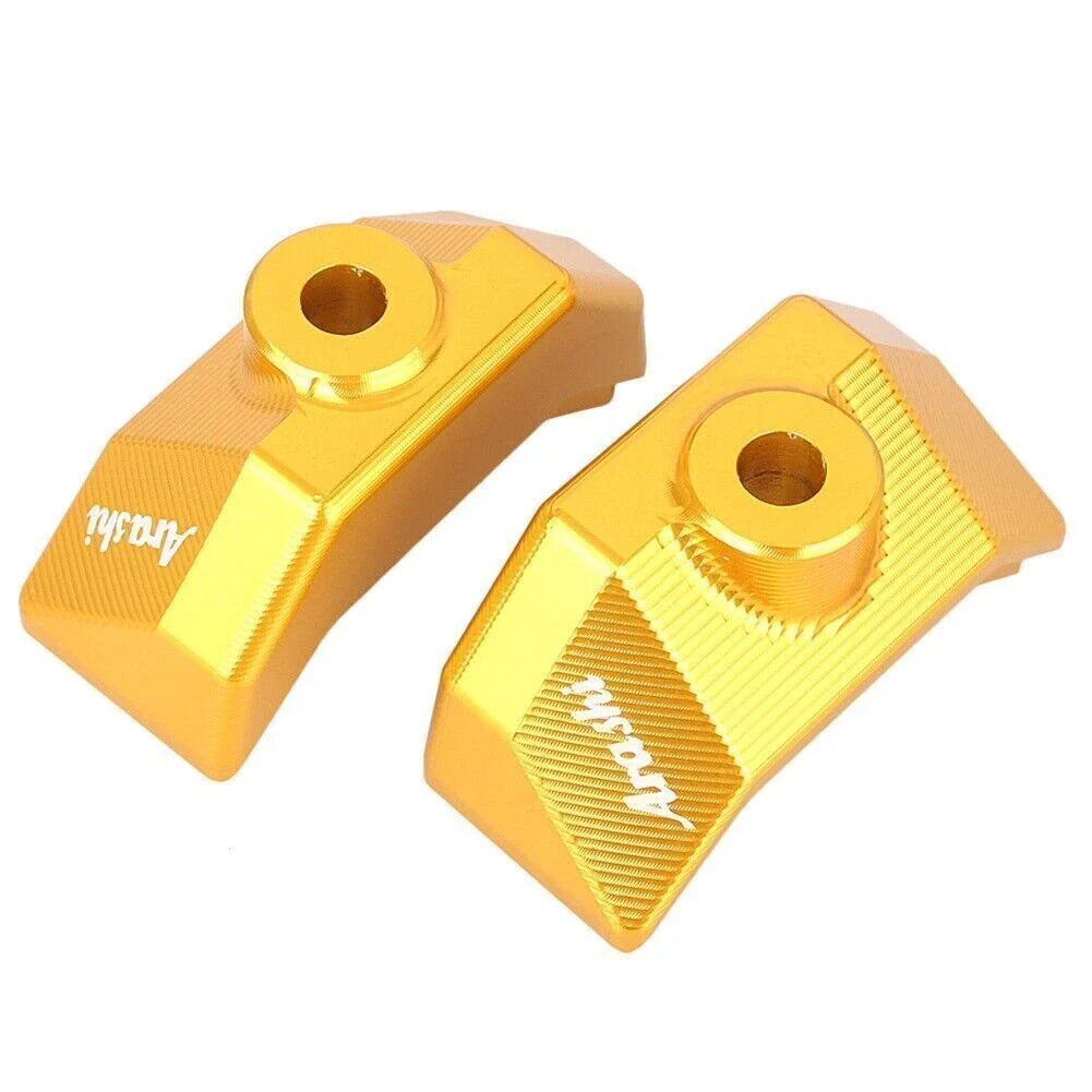 Rear Fork Spindle Chain Adjuster Block for Kawasaki Z800 (2012-2015) Gold
