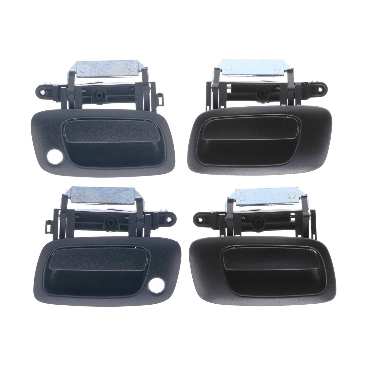 Set of 4 Outer Door Handles for Holden Astra (1998–2005) Black