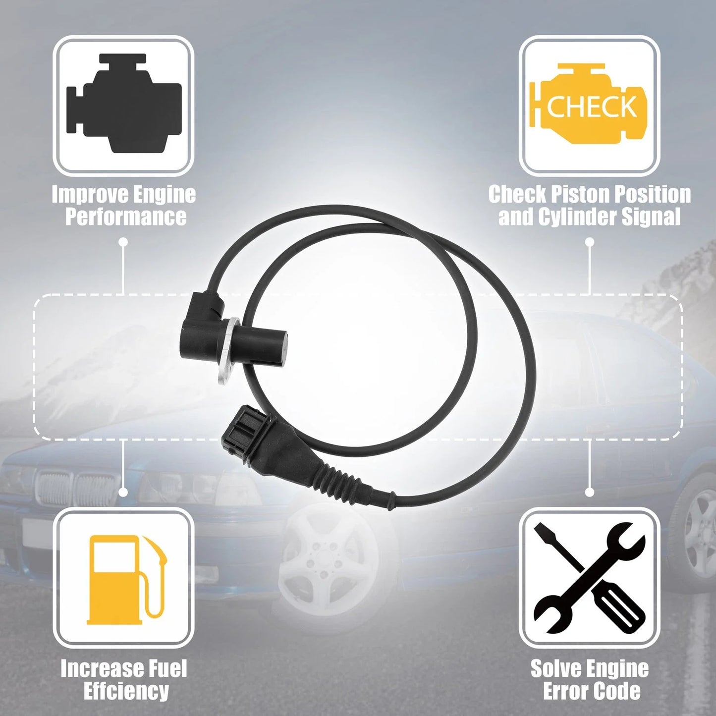 Crankshaft Position Sensor for BMW E36 E38 E39 Z3 (1990-2003)