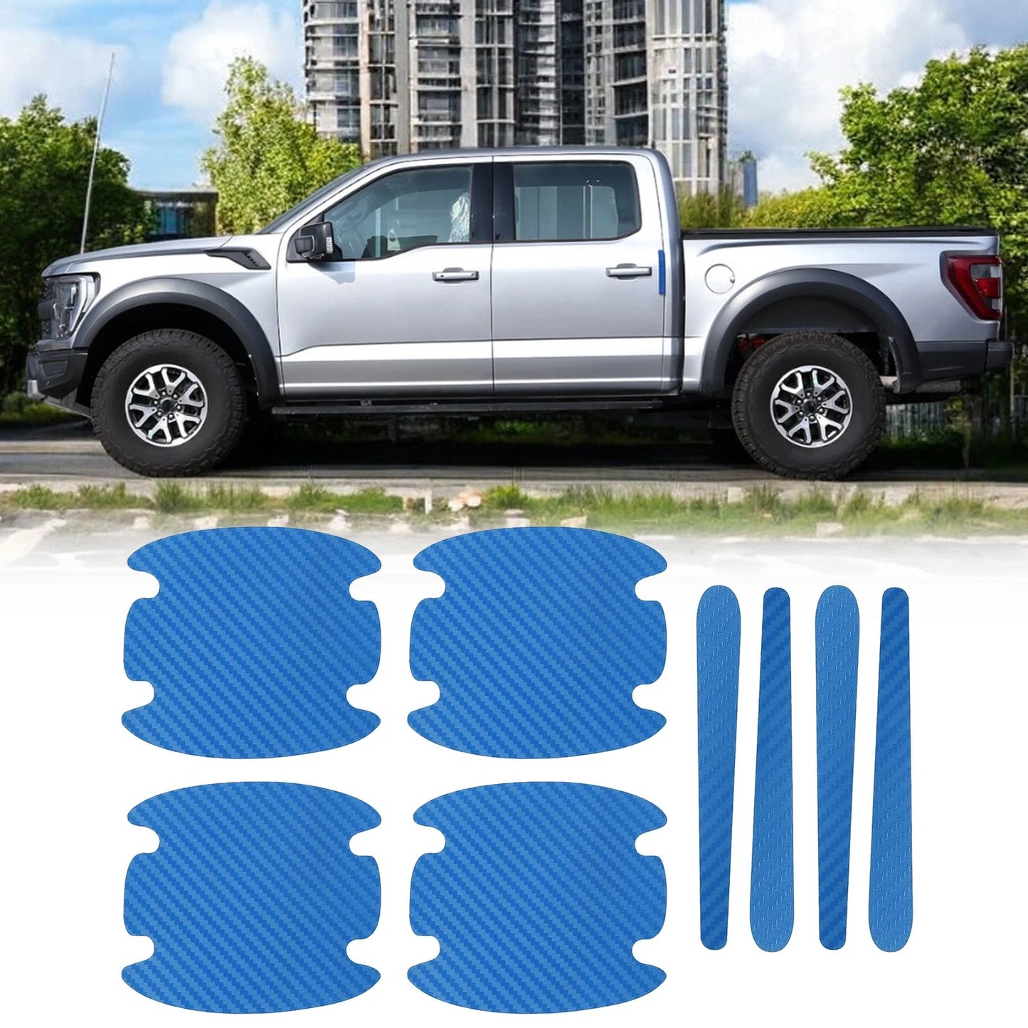 Car Door Cup Protector Sticker for Universal Vehicles (80x88mm)