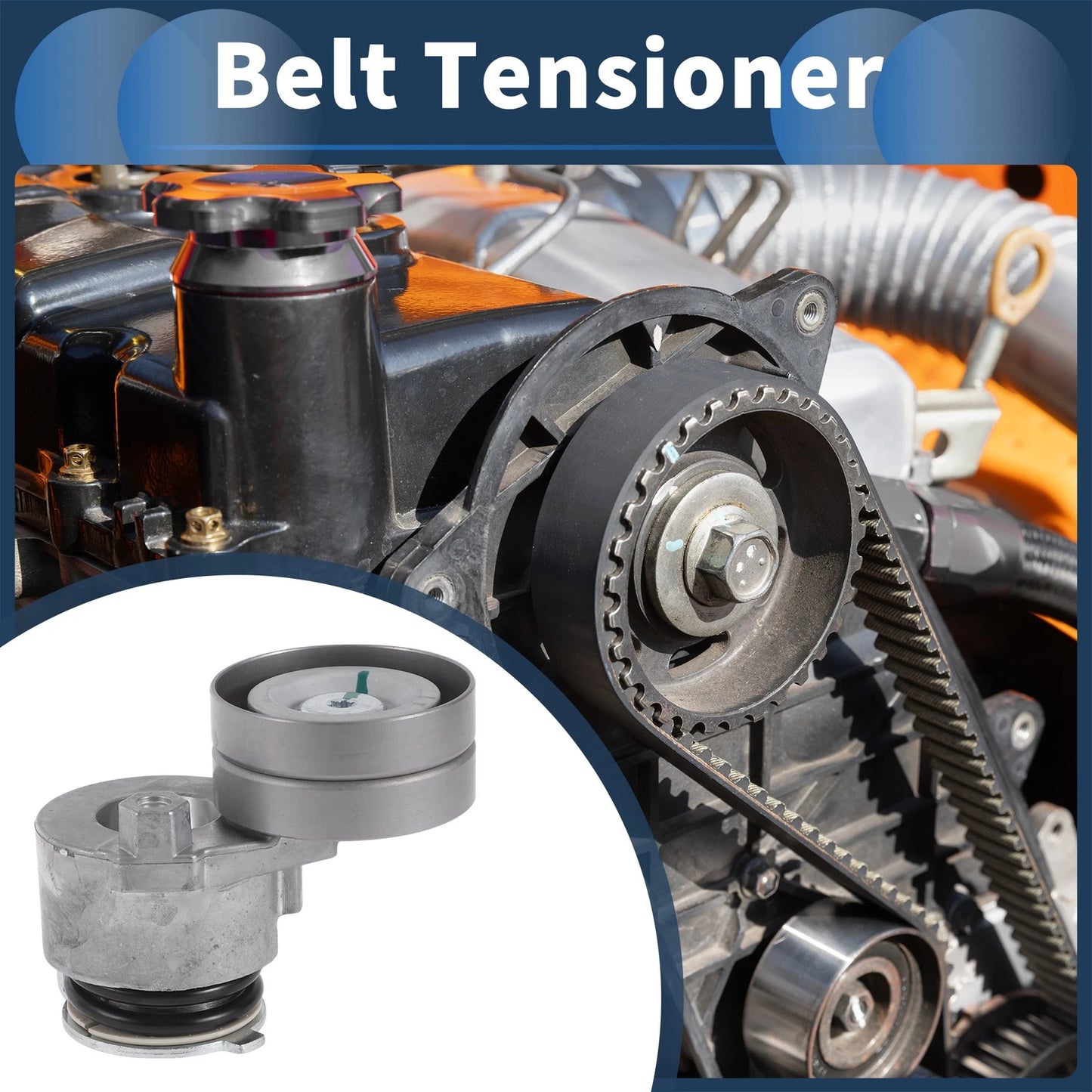 Belt Tensioner for Opel Movano (1998–2003) No. 4401566/4408351 Metal