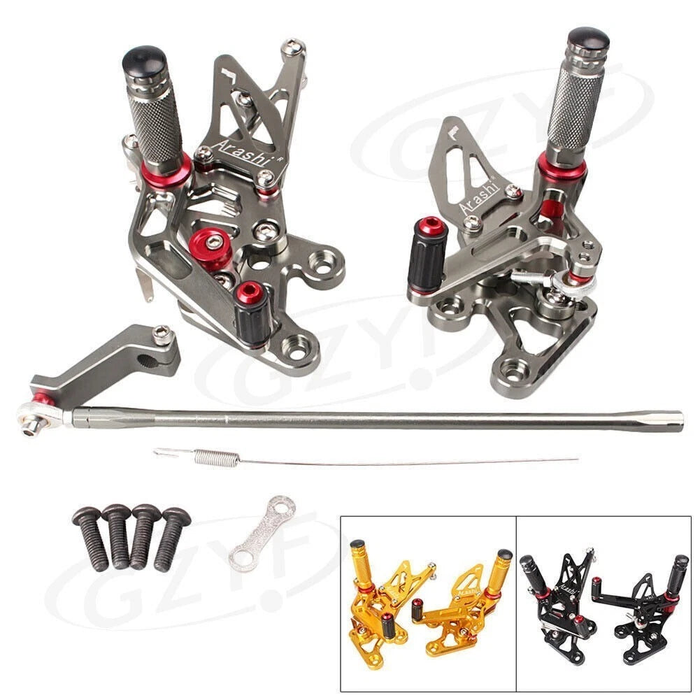 Adjustable Rearsets Footpegs for Yamaha FZ8 FZ1 (All Years)