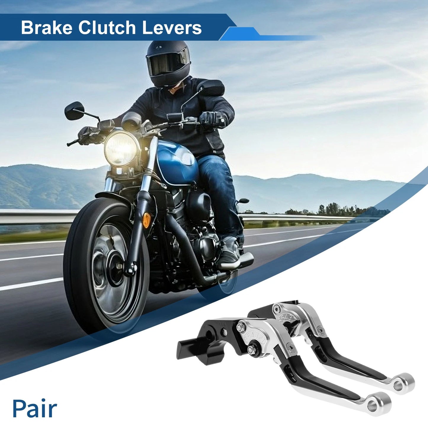 Adjustable Brake Clutch Lever Set for Kawasaki ZX14R (2006–2017)