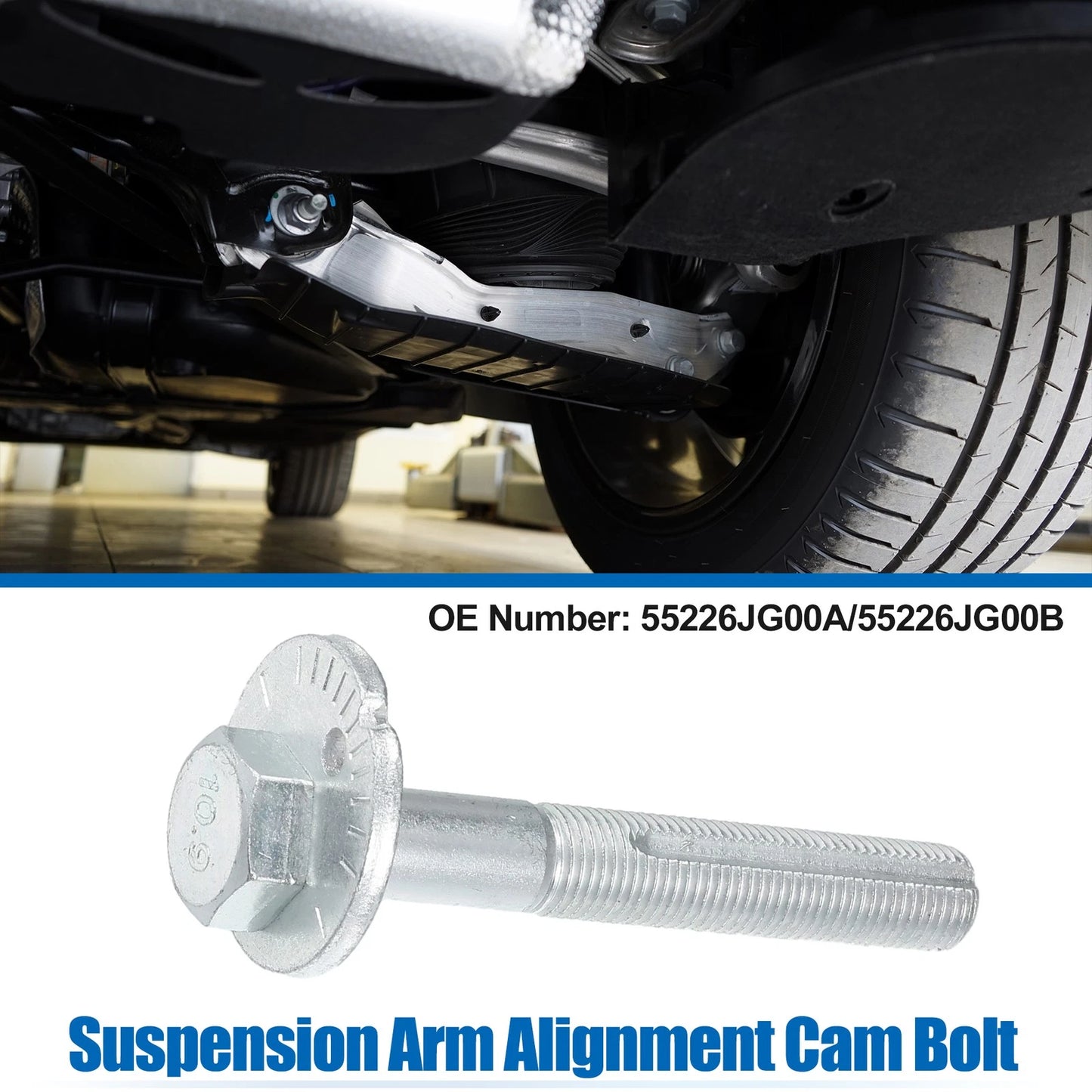Suspension Arm Alignment Cam Bolt for Nissan Rogue (2011–2020) No. 55226JG00A