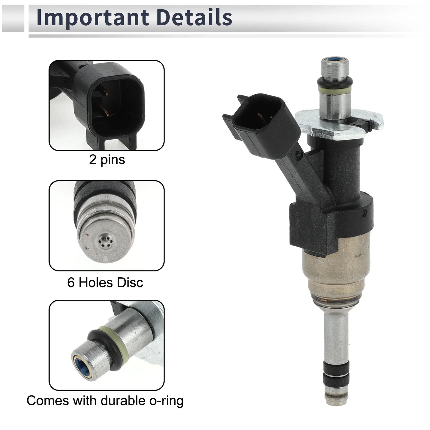 Fuel Injector 1 x No.12650284 for Chevrolet Camaro 6.2L (2017-2018)
