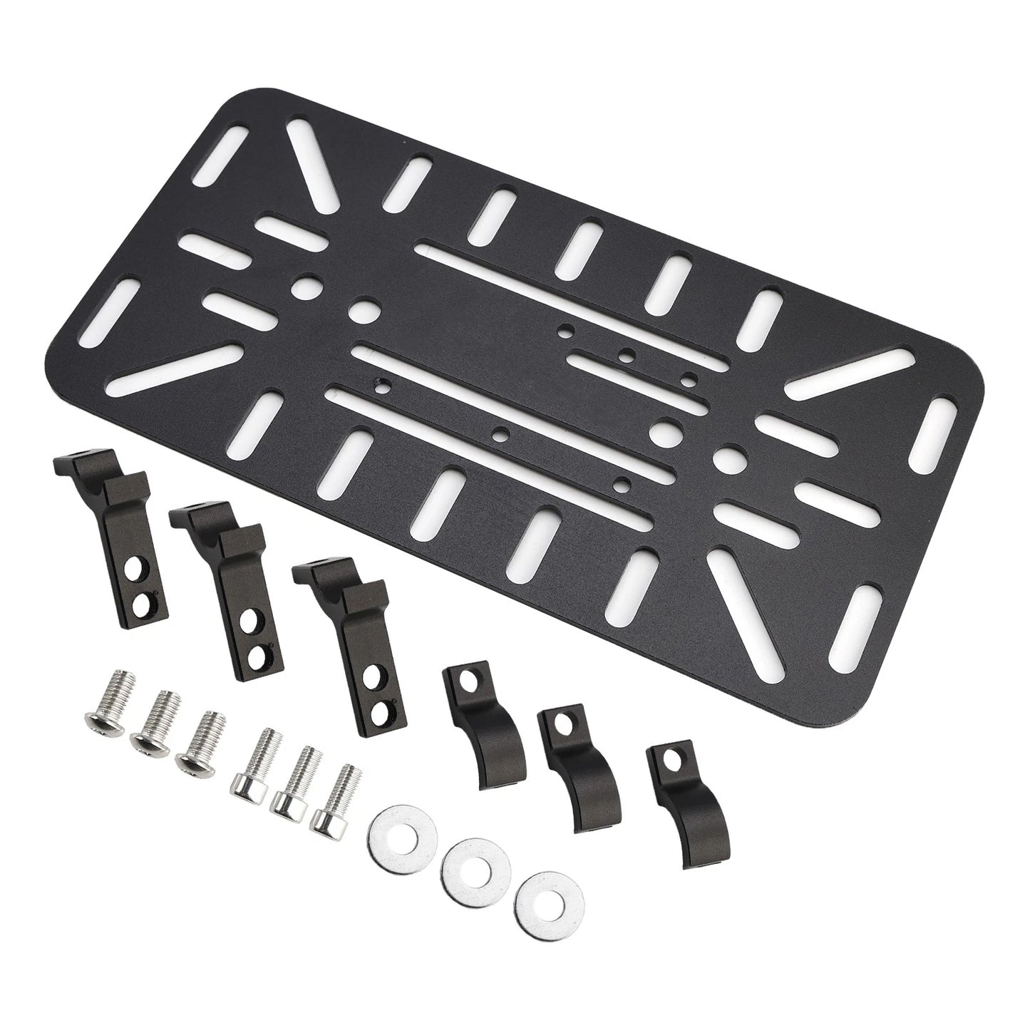 Set of 2 Adjustable Mounting Brackets for Motorcycle Seat Bags