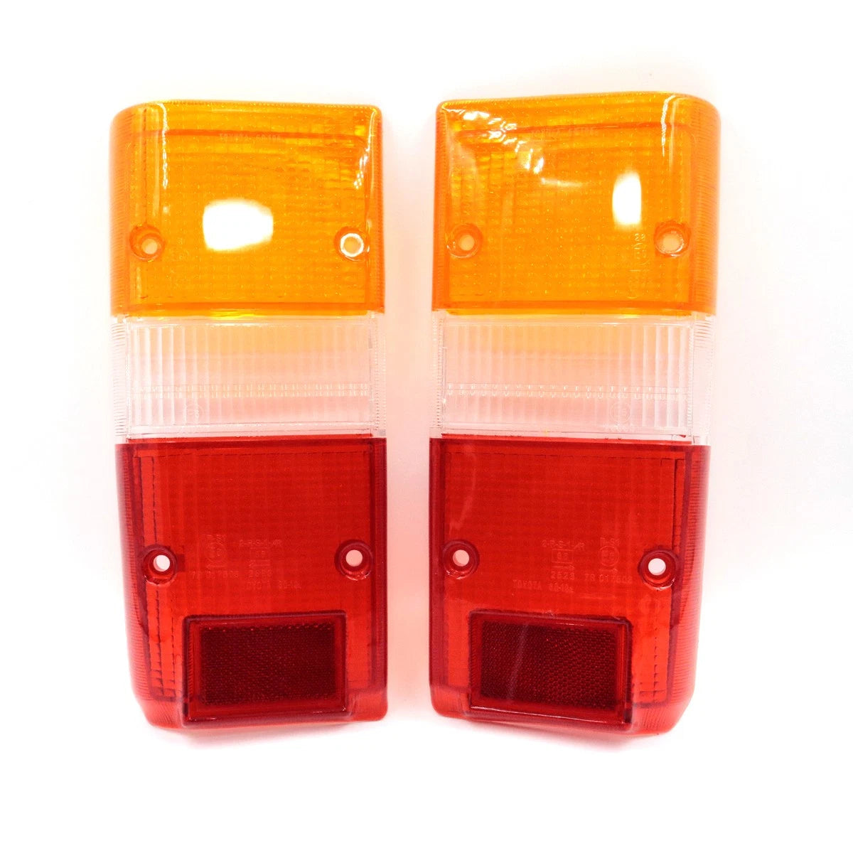 Rear Tail Light Lenses Pair for Toyota Land Cruiser FJ60 FJ62 BJ62 HJ60 HJ61