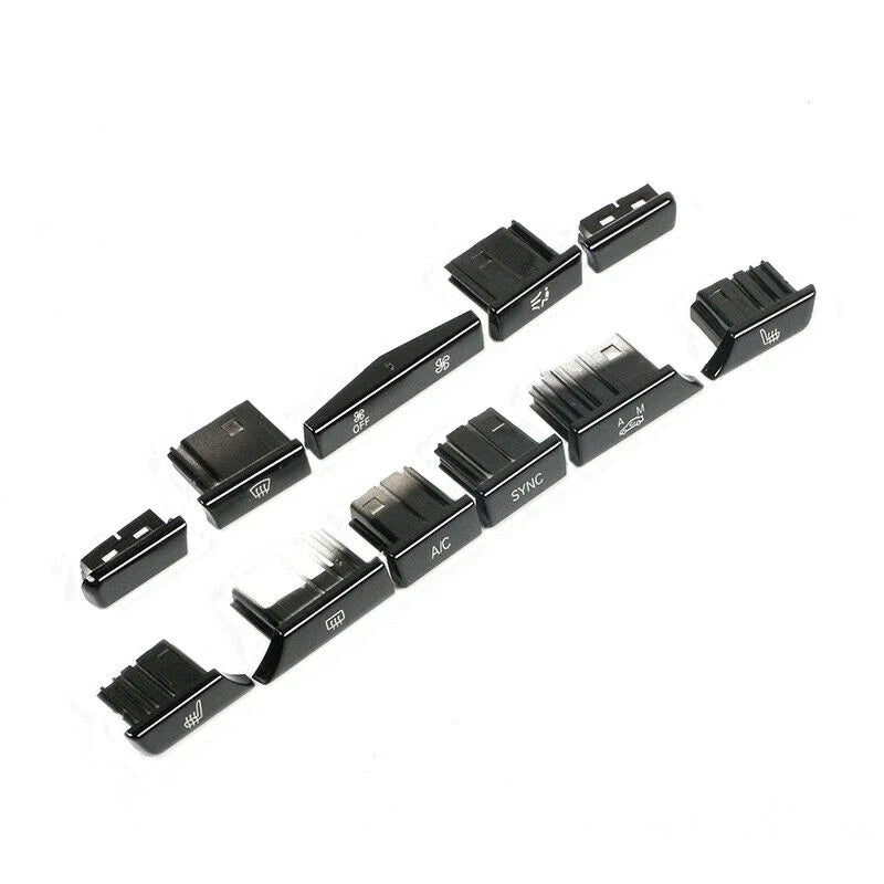 AC Heater Switch Buttons for BMW X3 F25 2015-2017 (2 x Black)