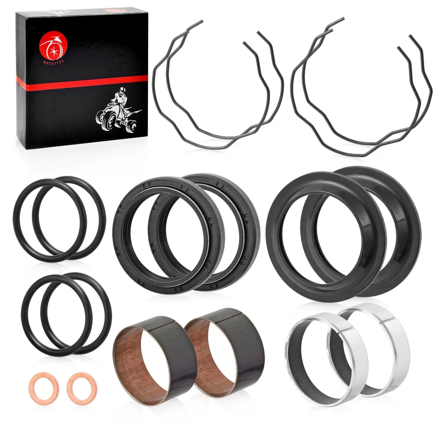 Fork Bushing Dust Oil Seals kit for HONDA Shadow ACE 750 (1998–2003)