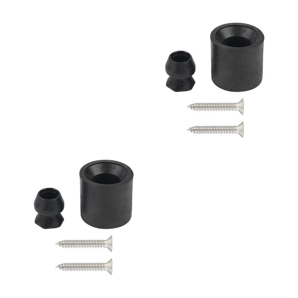 Plastic Stem + Rubber Socket + 4 x Screw Kit Window Bumper for RV Trailer