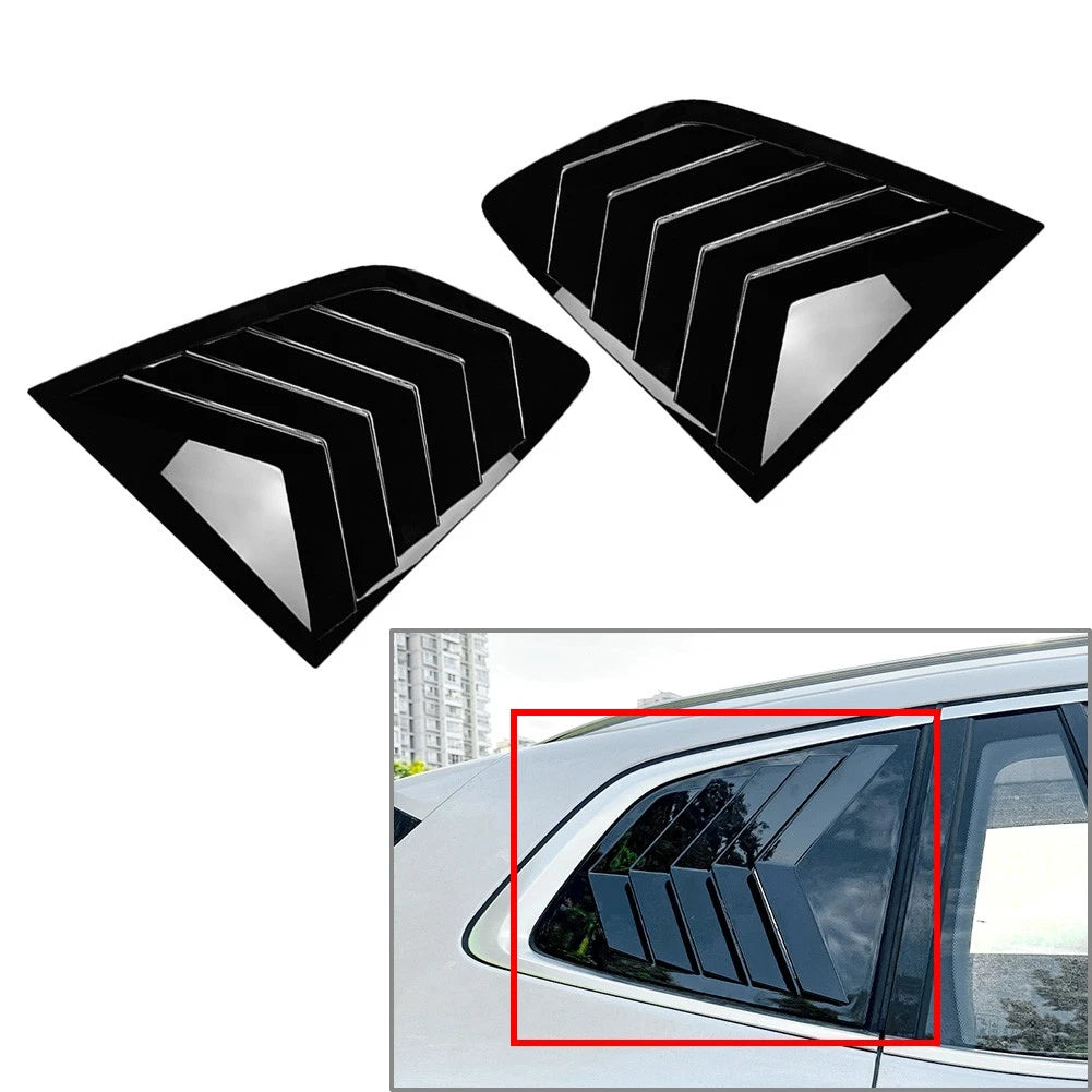 Rear Window Louver Shutter Cover Trim for BMW X3 G01 (2018–2024) Carbon Fiber