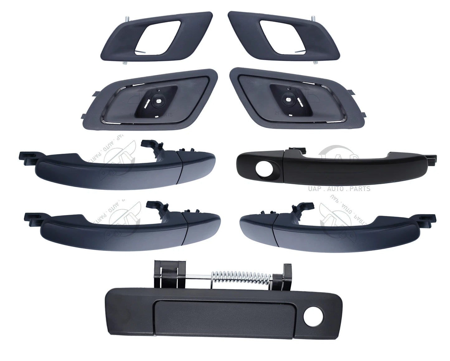9pc Inner & Outer Door & Tailgate Handle Set for Ford Ranger PX & BT50