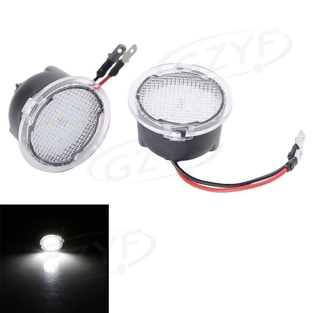 2X LED Side Mirror Puddle Lights for Ford F150 Raptor (2009–2014)