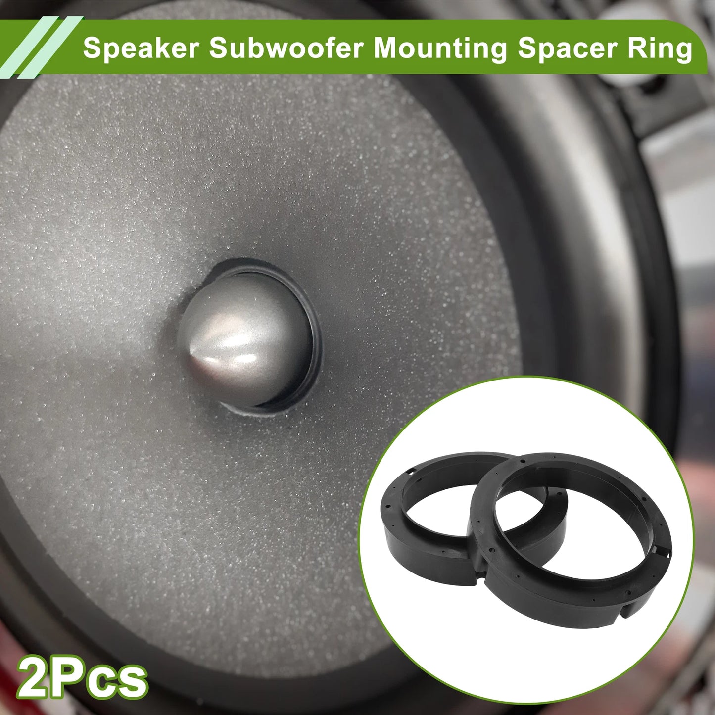 2X Speaker Spacer Ring Adapter for Volkswagen Golf