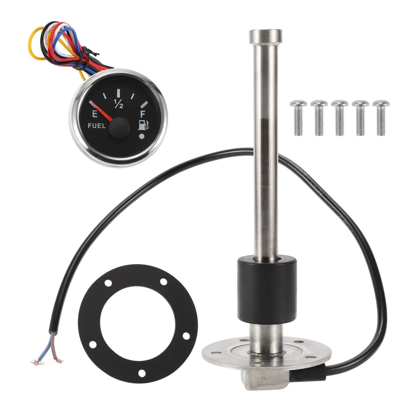 Fuel Sending Unit and Gauge Kit 240-33 Ohm 190mm for Boat Car Truck