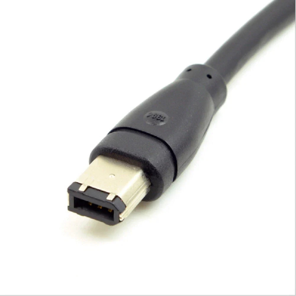 6FT Firewire 800 IEEE 1394B 9 Pin to 6 Pin Male to Male Cable - Black