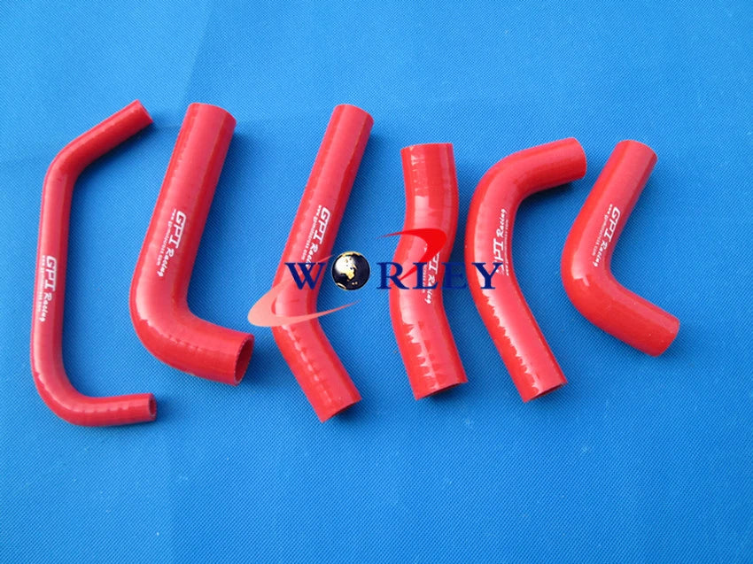 Silicone Radiator Hose for Honda XR650R (2000–2009) - Red