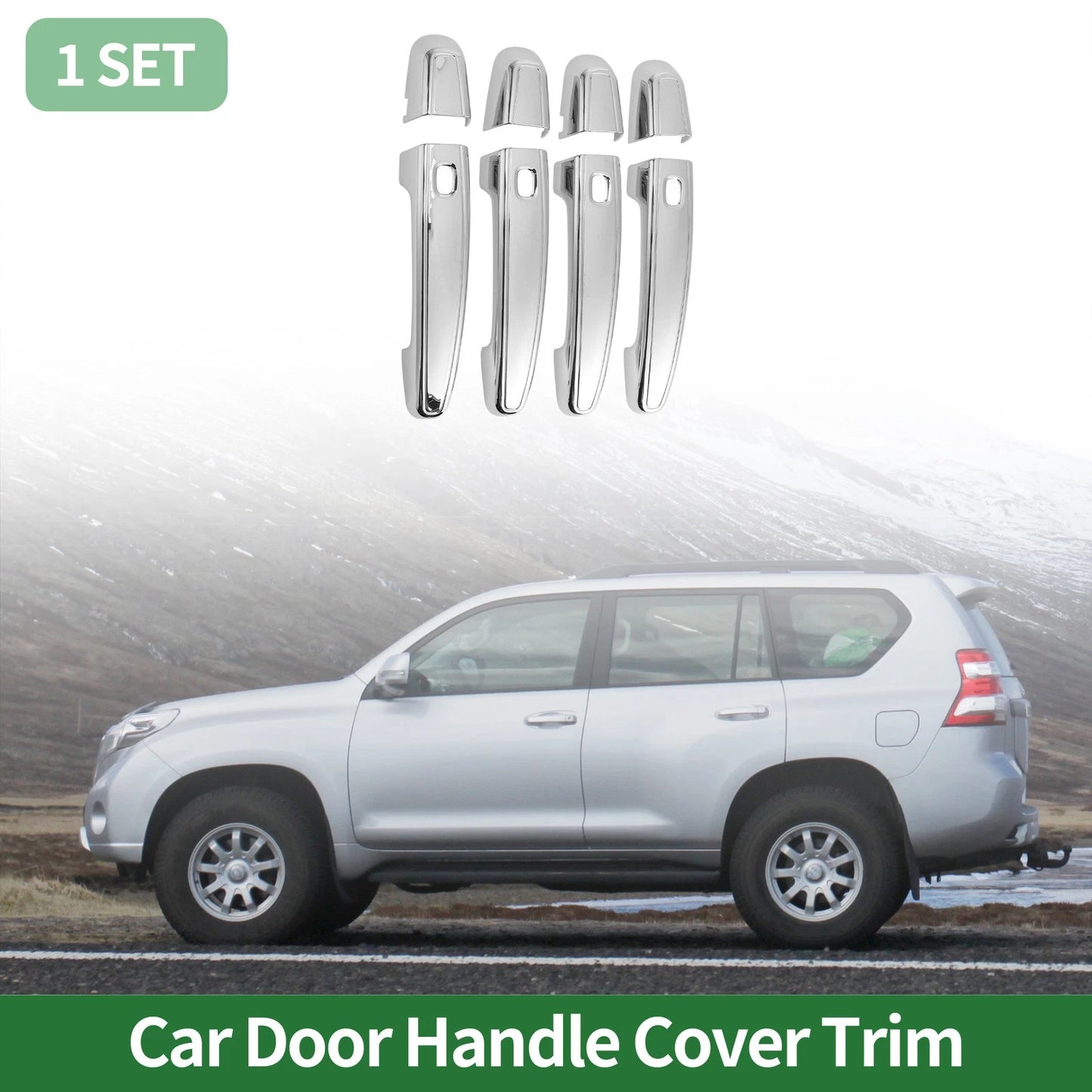 Door Handle Cover Trim for Chevrolet Equinox (2018–2023) - Silver Tone