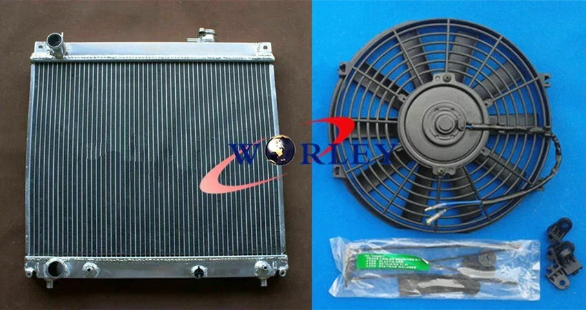 4 Row Aluminum Radiator + Fan for Suzuki Grand Vitara 1995-2005