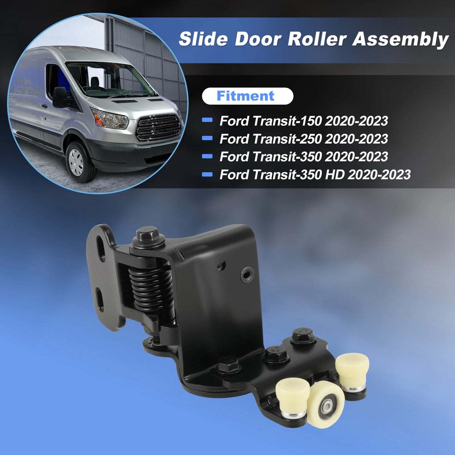 Sliding Door Roller Guide Middle Right for Ford Transit-150 (2015–2023) KK3Z-1525028-B