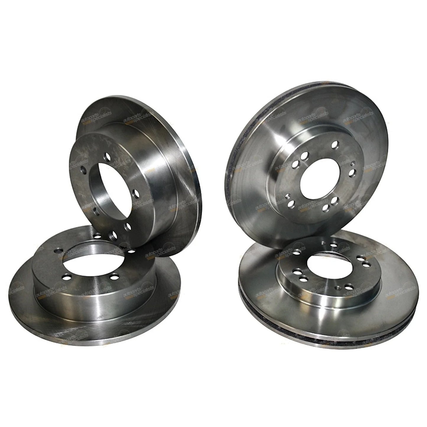 4 Disc Rotors for Mitsubishi Magna (1996 - 2008) Front & Rear Brake Set