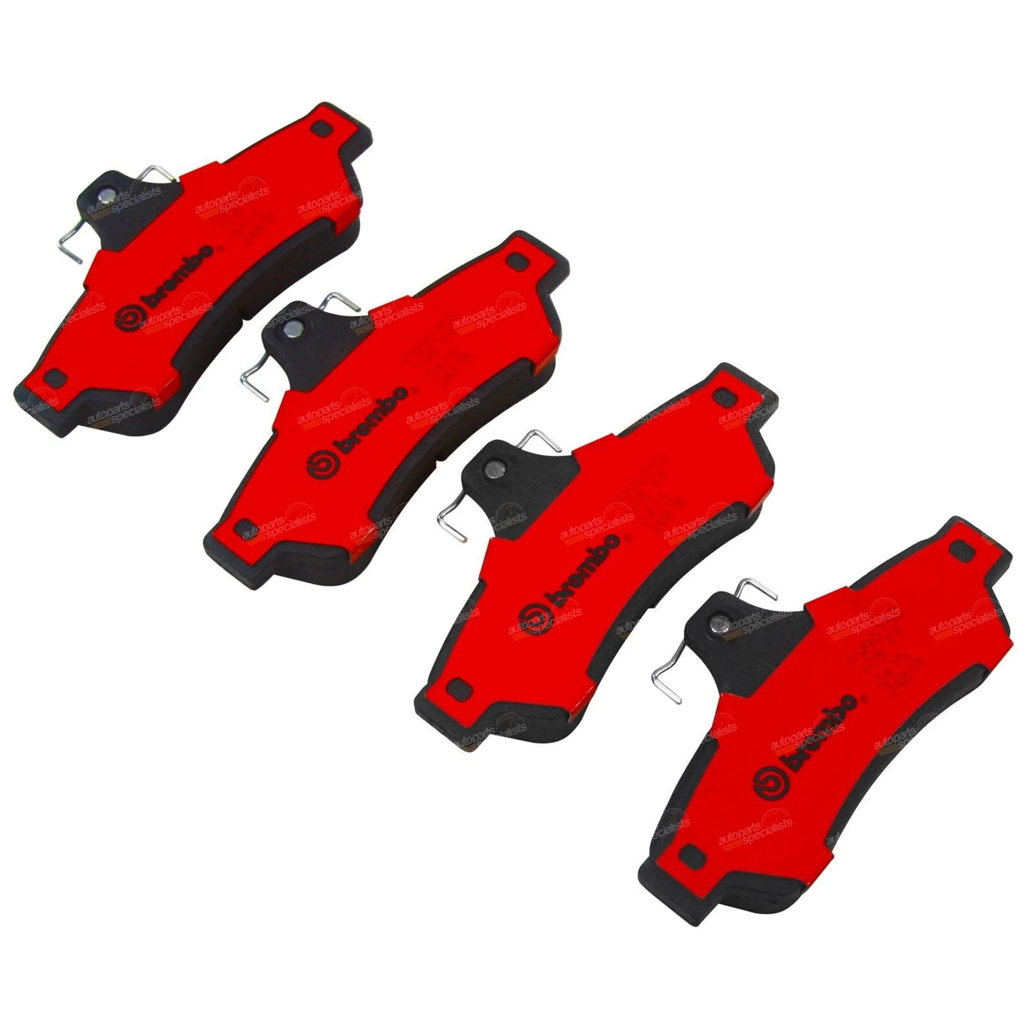 Set of 4 Brembo Rear Disc Brake Pads for Commodore VT VX VU VY VZ (1997–2007)