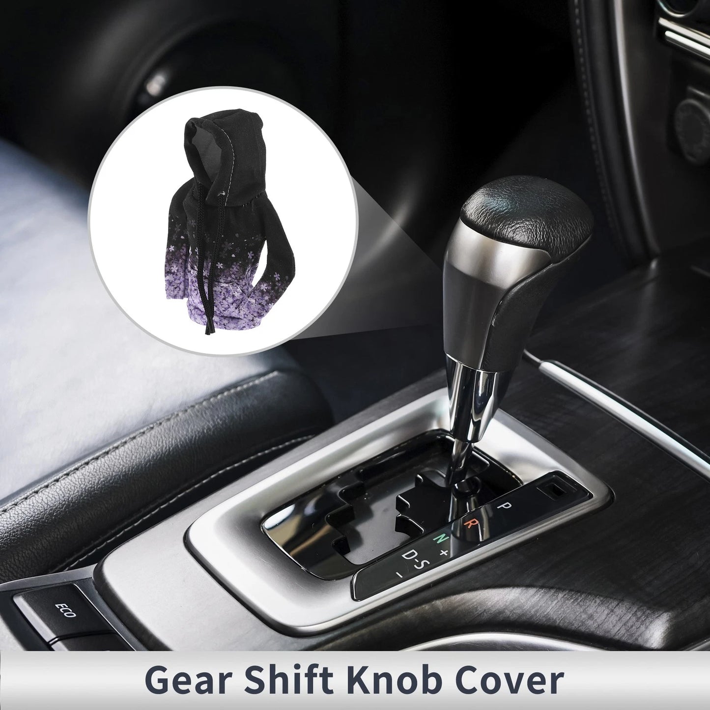 Gear Shift Knob Cover for Car (Black)