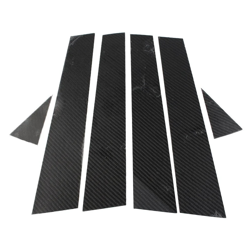 6 x Exterior Door Window B Pillar Post Cover Trim for Audi A3 (2014-2018)