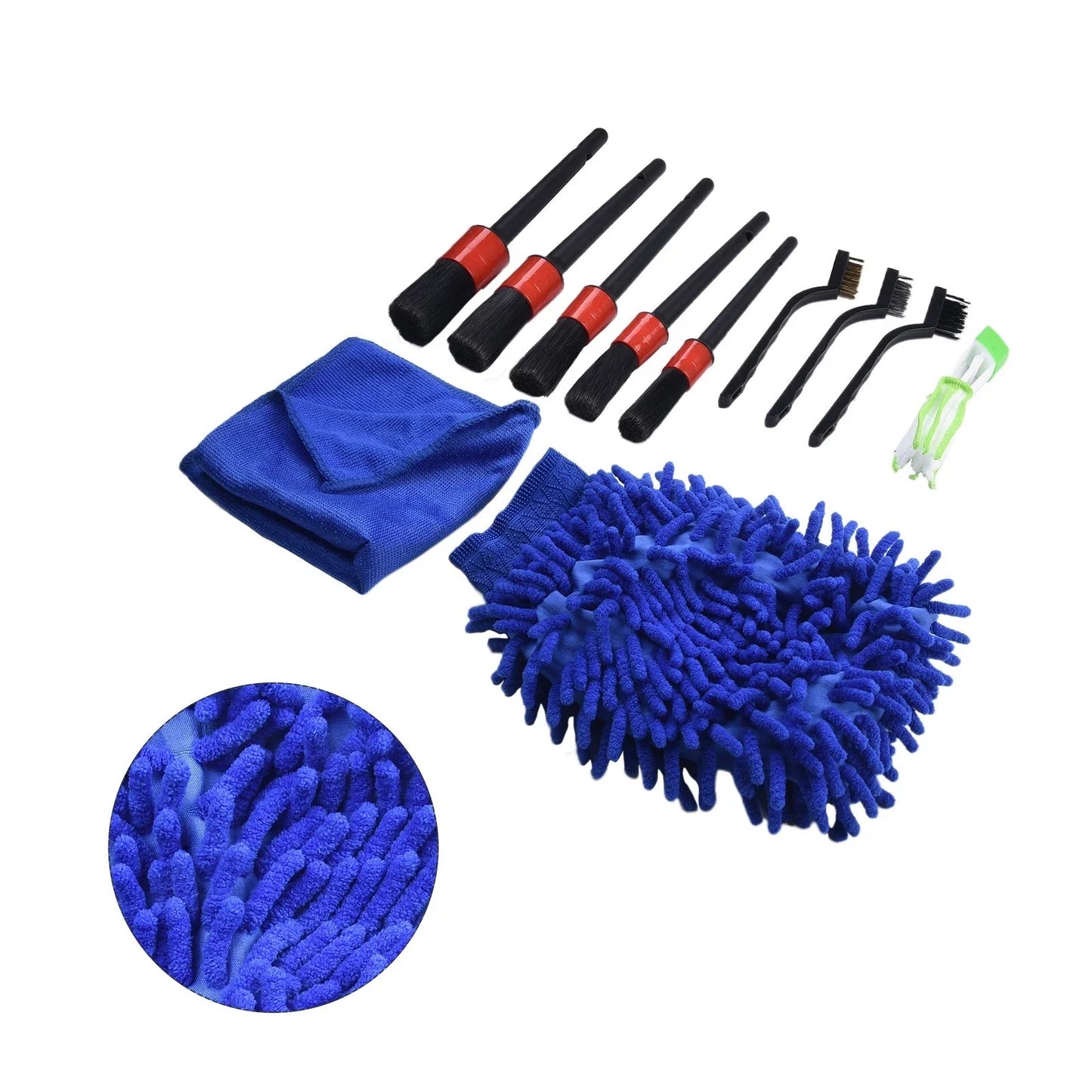 Car Detailing Brush / 13pcs / Vehicle Interior Exterior Wheel Clean for Vehicle
