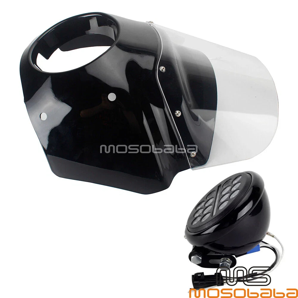 11" Front Fairing + 5.75" LED Headlight for Harley Davidson FXLRS (2020-2023)