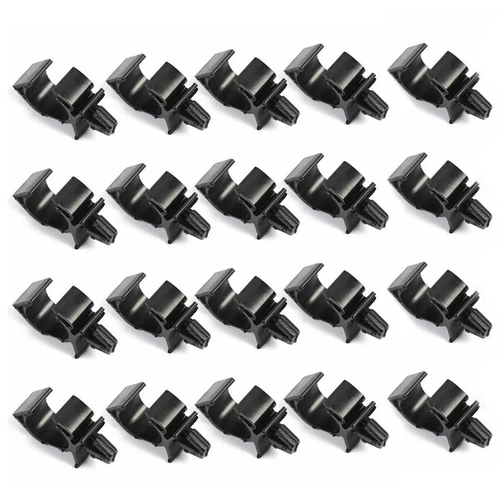 0.43inch 20x Car Harness Automatic Route Clamp for Unknown Make Model