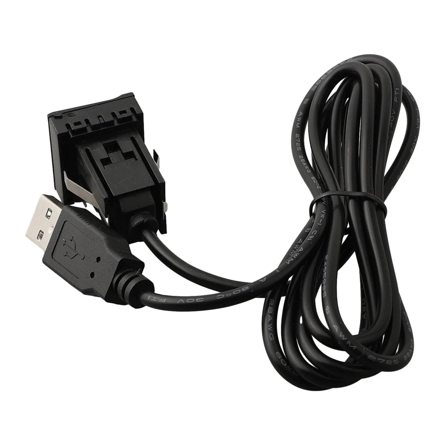 USB Dual USB Extension with Dust Cover