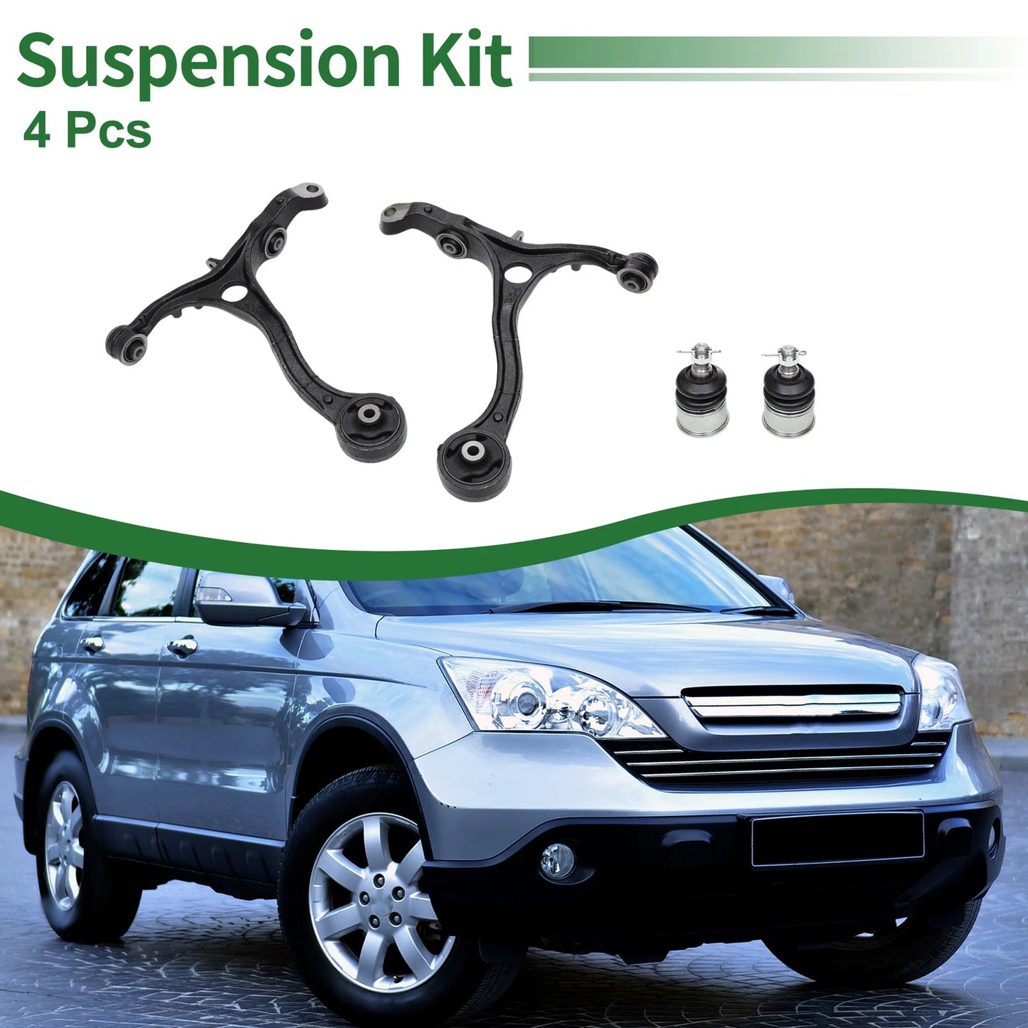4pcs Front Suspension Kit Control Arm Ball Joint for Honda Accord (No.K500081)