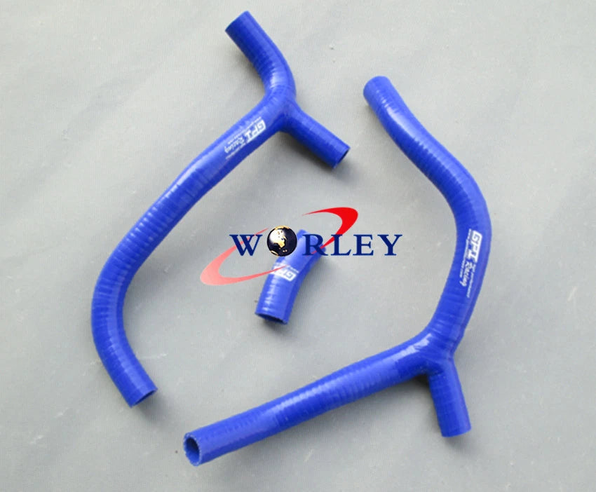 Silicone Radiator Hose Kit Blue for Honda CRF450R (2009–2012)