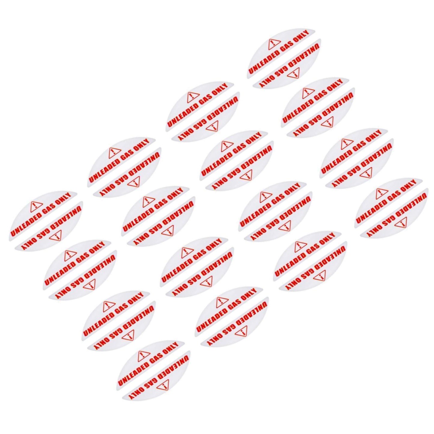 Unleaded Gas Fuel Only Sticker for Vehicle Tank (Universal Fit)
