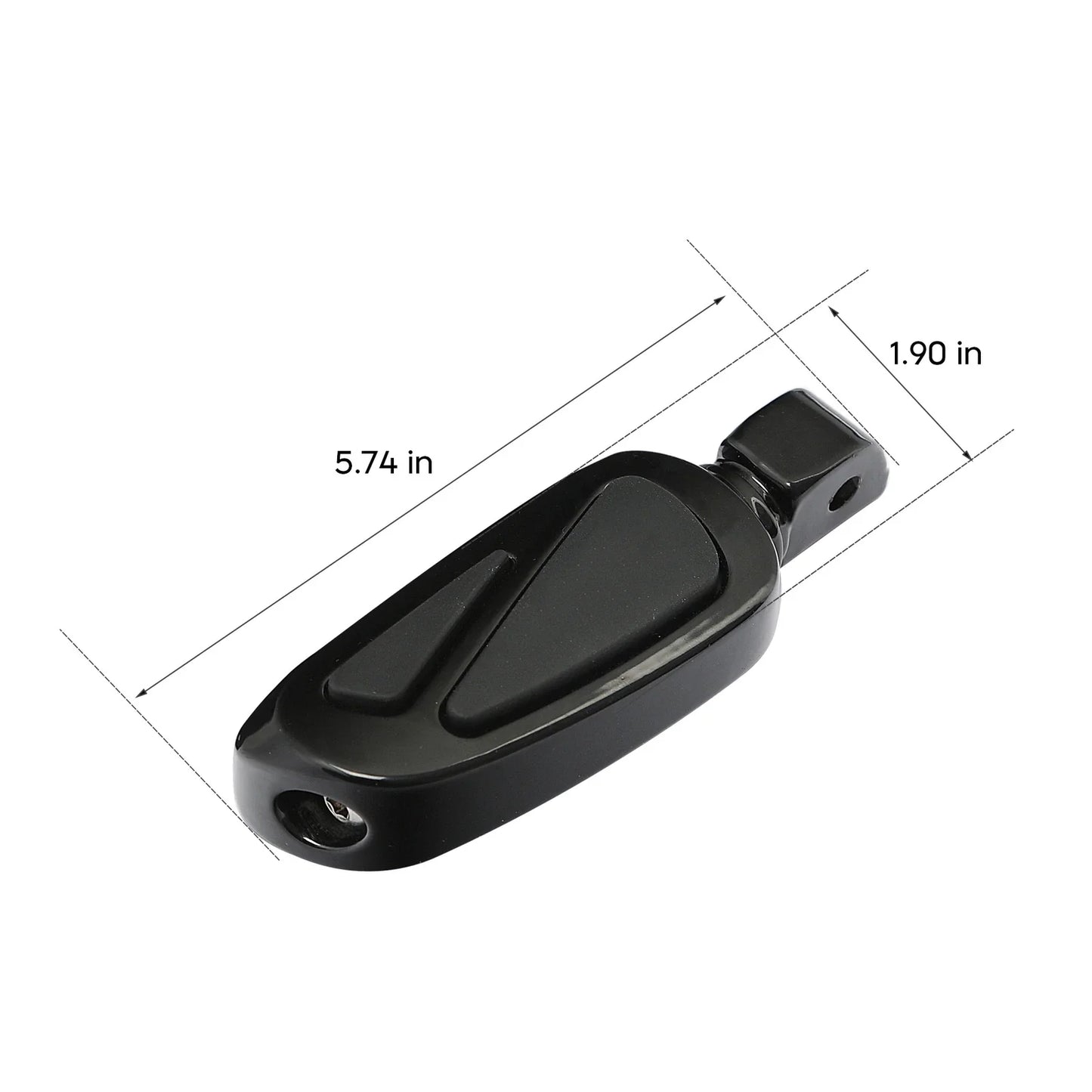 Rear Passenger Pegs Footrests for Harley Softail FLFBS Fat Boy (2018-2025)