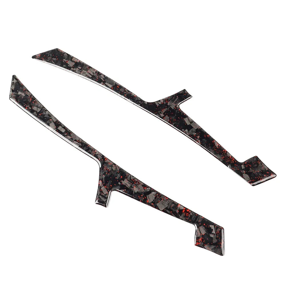 Forged Red Console Panel Trim for Infiniti Q50 Q60 (2014-2019)