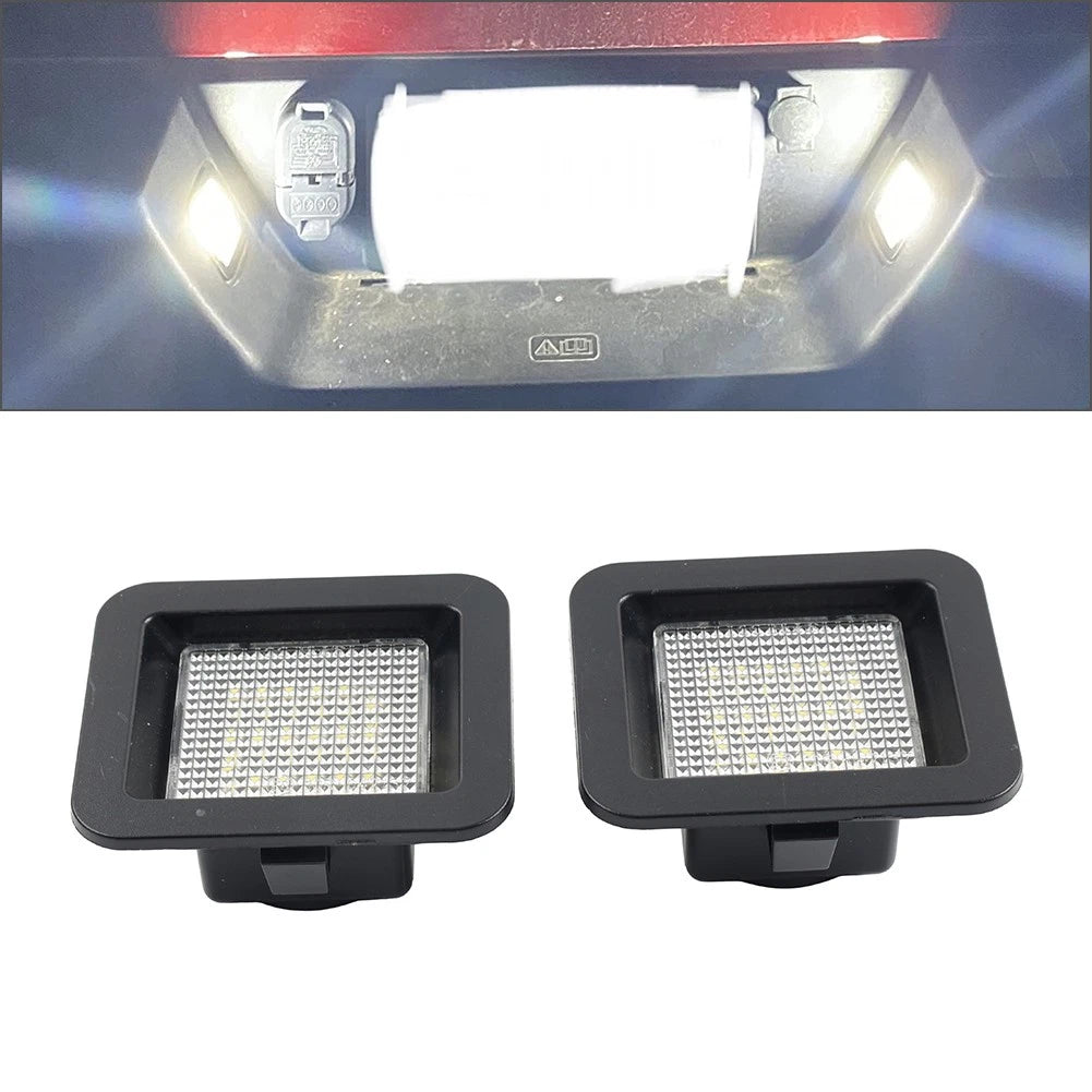 2X ABS Rear License Plate Light Lamp for Ford F150 (2015–2023)