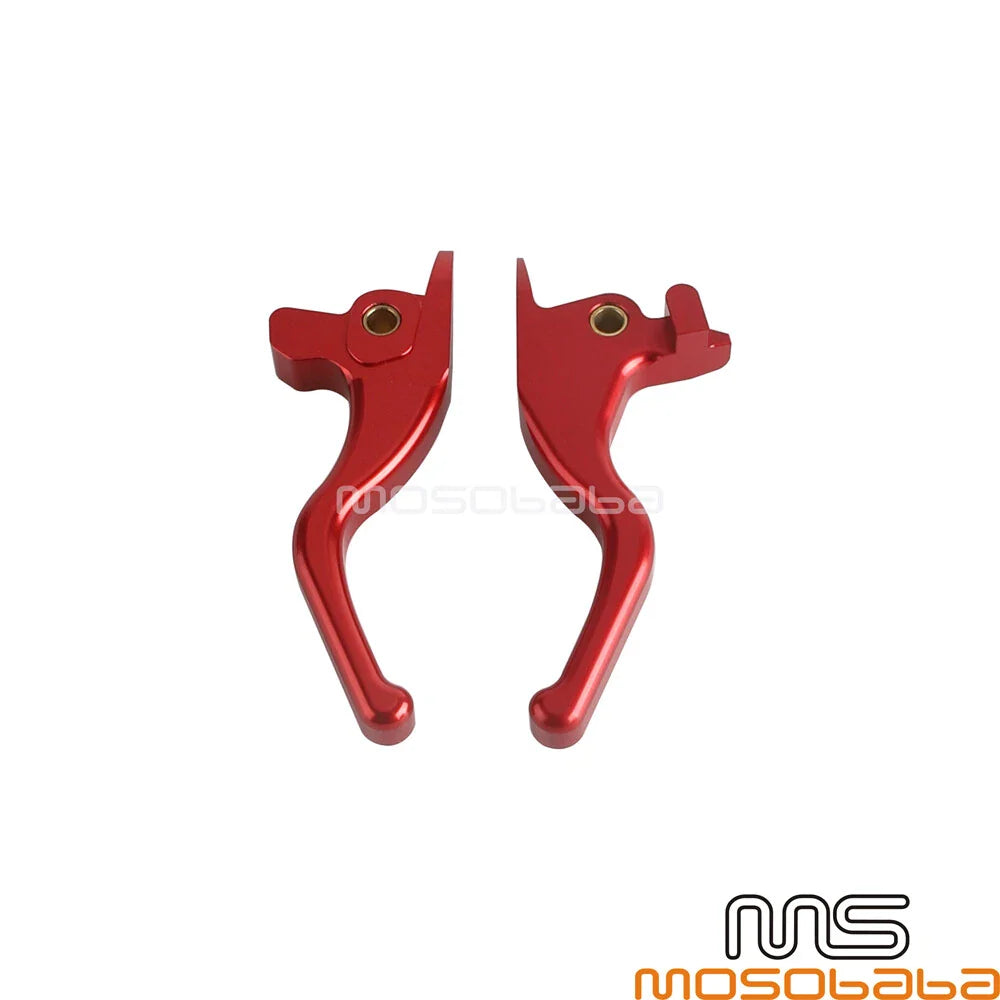 5.9'' Brake & Clutch Hand Lever Set for Harley Softail Fat Boy