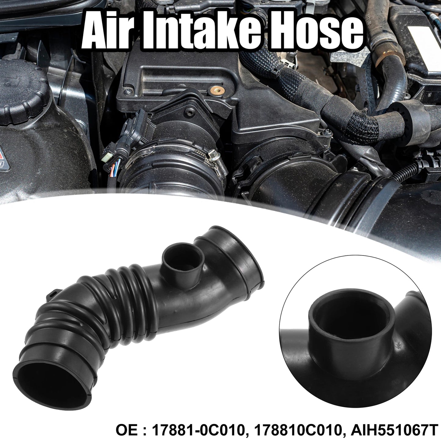 Engine Air Intake Hose Pipe for Toyota Tacoma 4Runner (2016–2023) AIH551067T