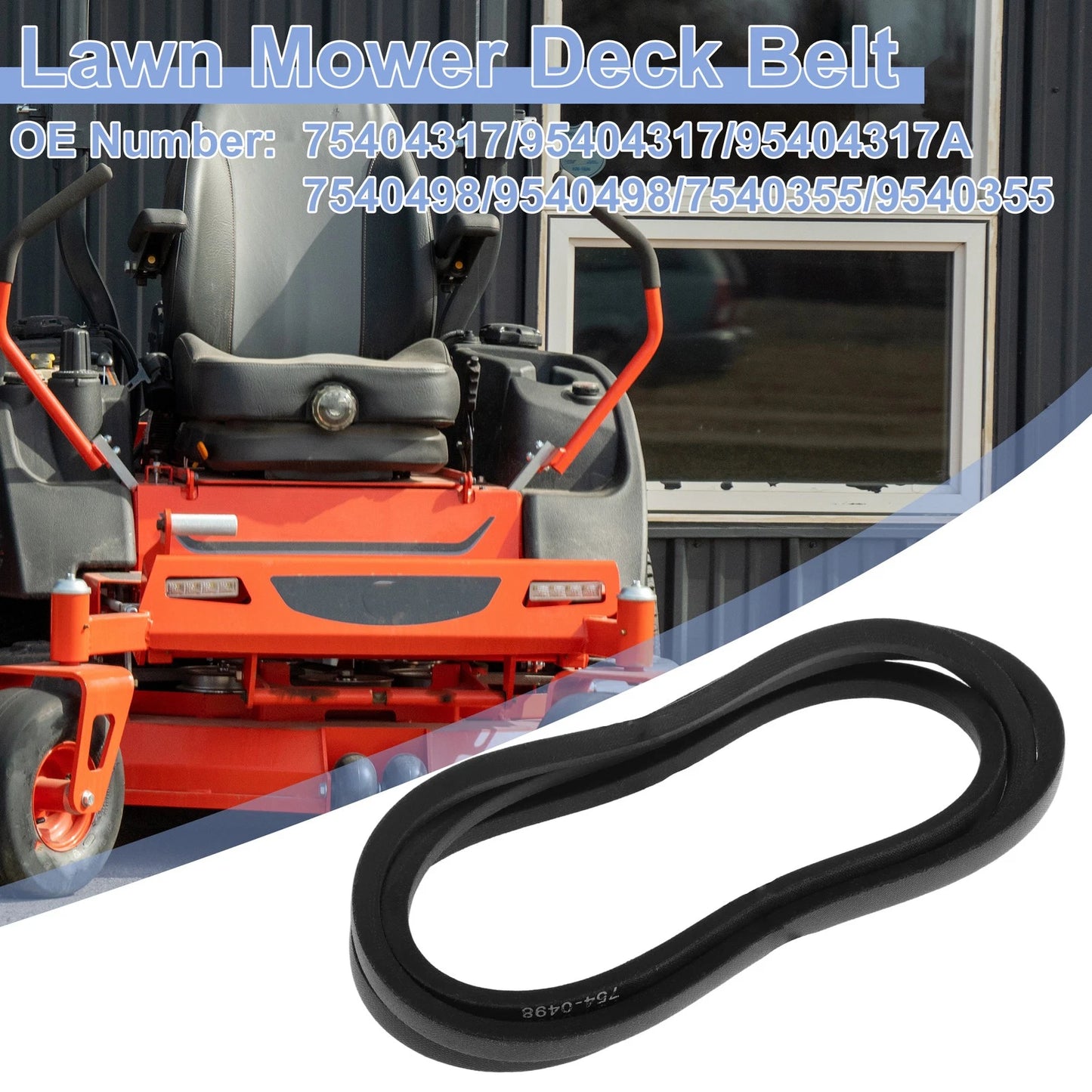 Lawn Mower Deck Belt for Craftsman Z5200 Z5400 Z5600 Z5800 (1 pcs)